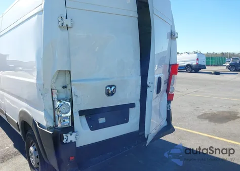 2023 Ram Promaster 2500 High Roof 159 Wb из США, поврежденный, VIN 3C6LRVDG5PE558460